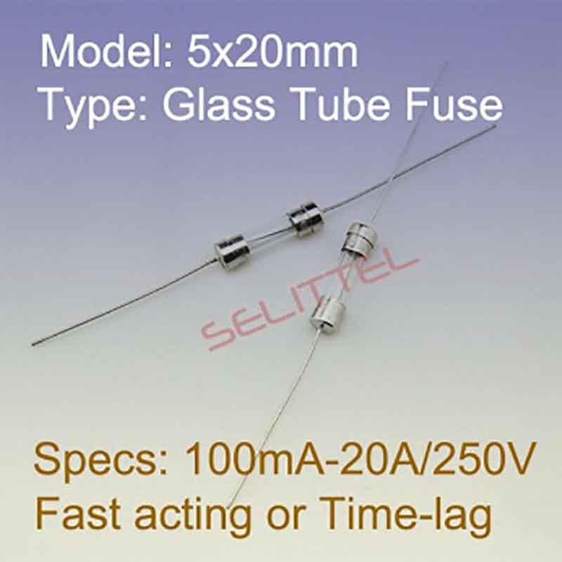 5x20-glass-lead 5x20mm lead fuse