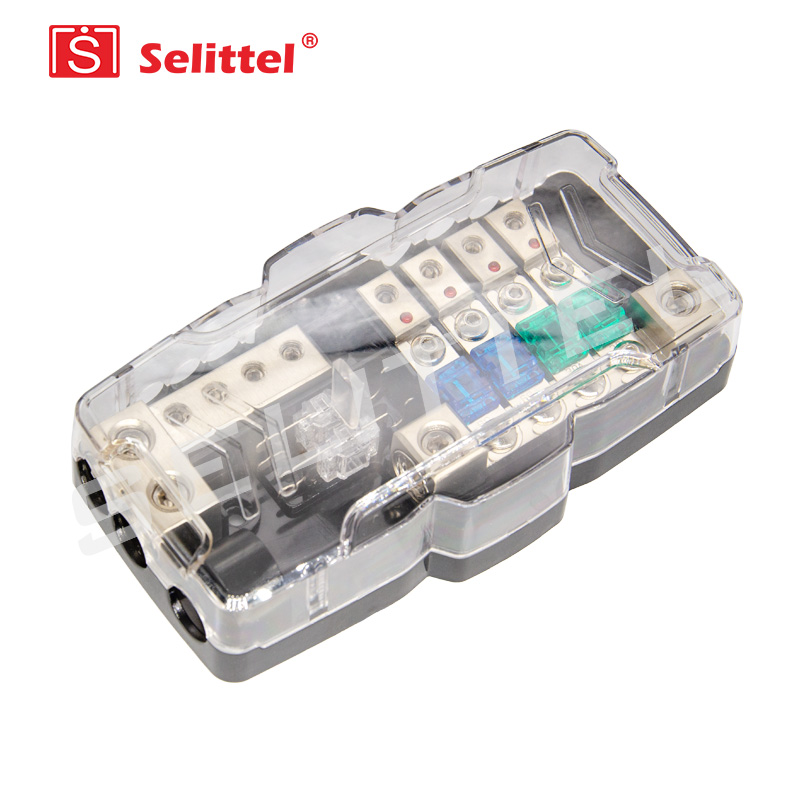 ANS-H10-4R 四路小号螺栓式保险丝座