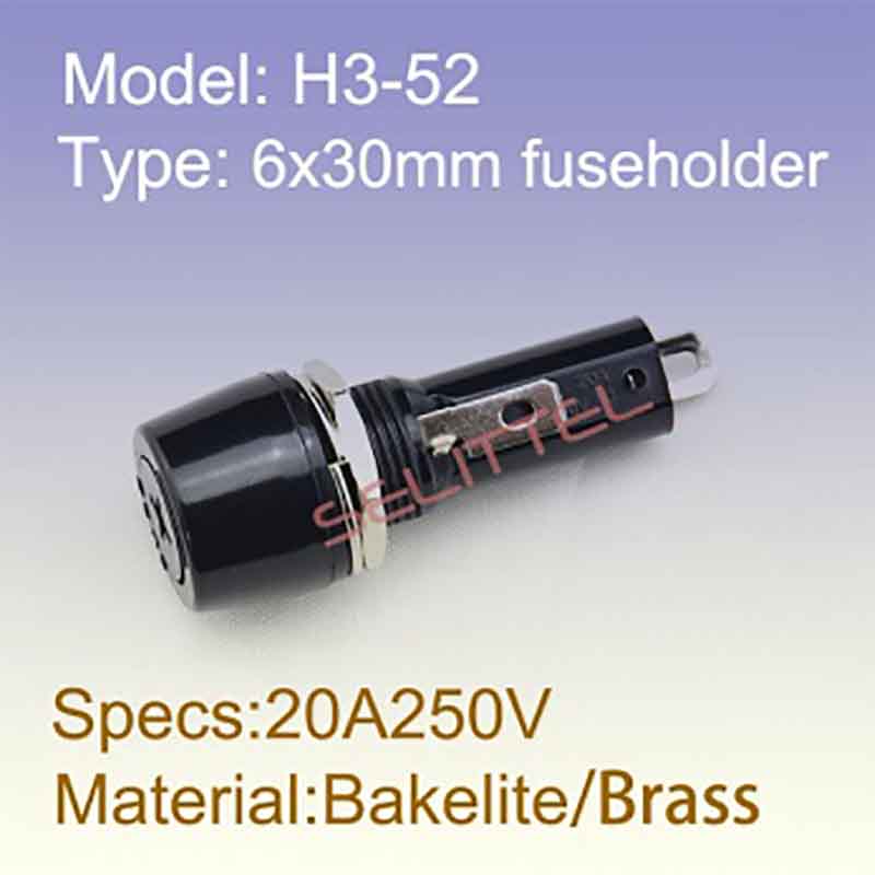 H3-52 6x30mm fuse holder