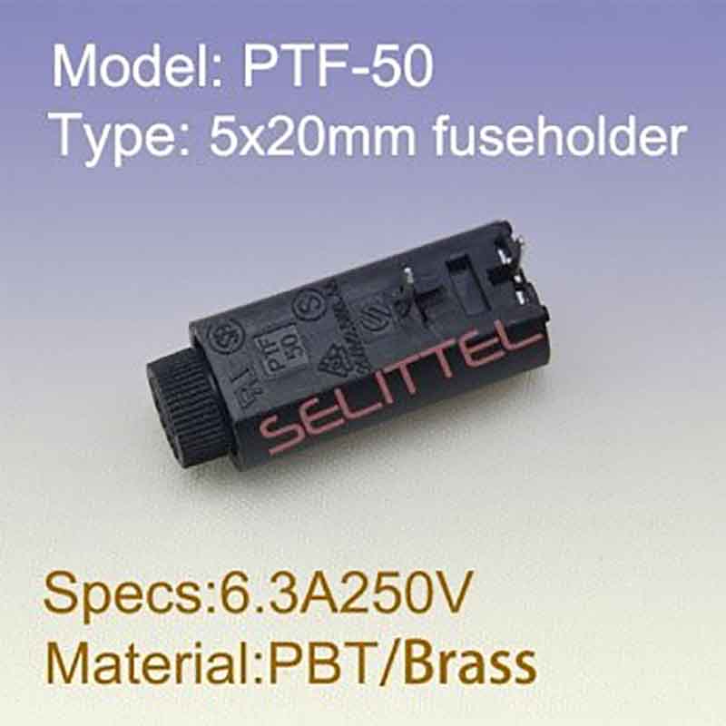 PTF-50 5x20mm fuse holder