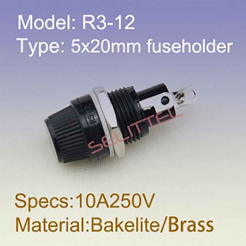 R3-12 5x20mm fuse holder