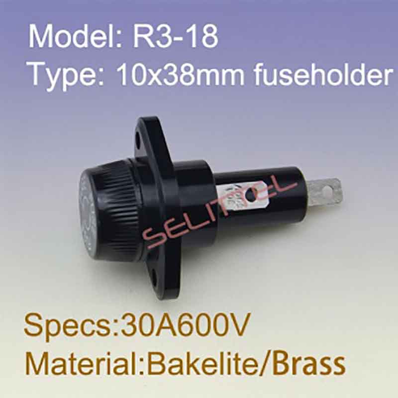 R3-18 10x38mm fuse holder