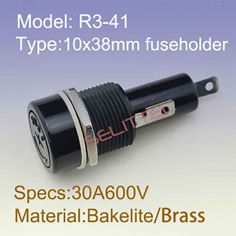 R3-41 10x38mm fuse holder