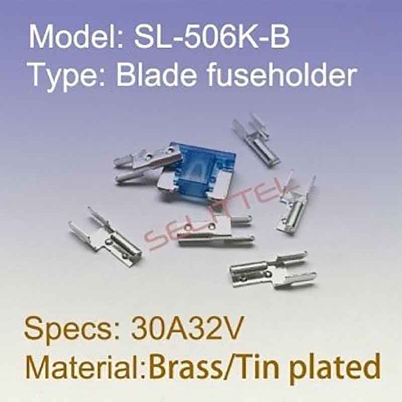 SL-506K-B 迷你插片保险丝夹