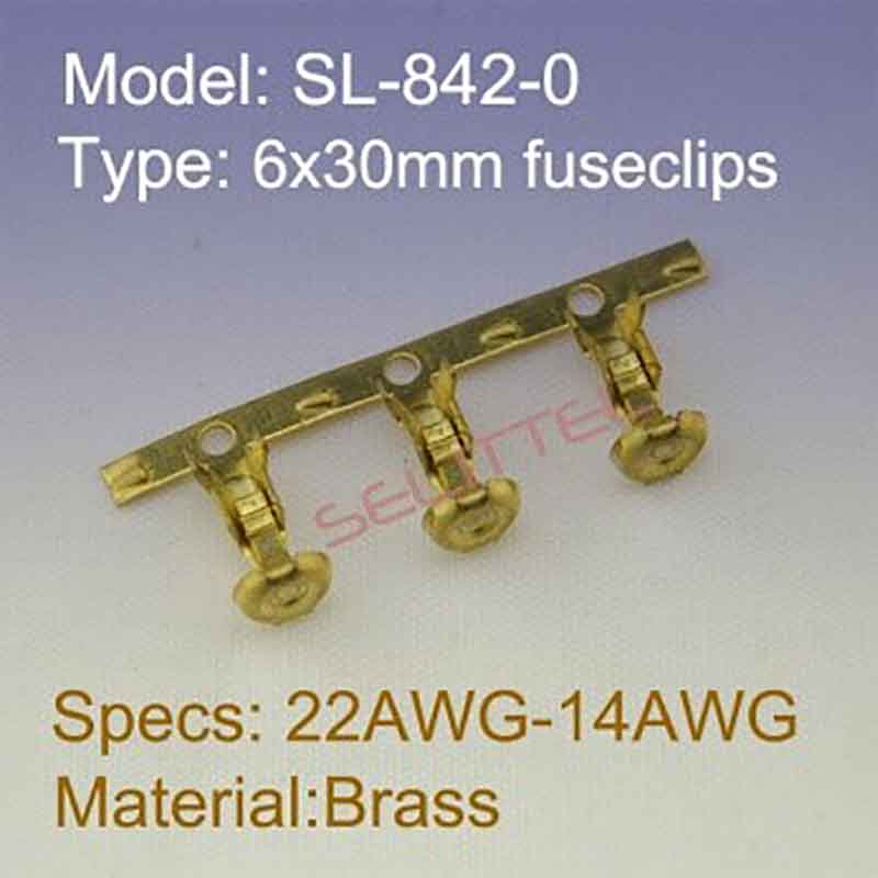 SL-842-0 6x30mm fuse clip